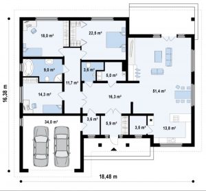 175+ Foto Projetos de casas de blocos de concreto de espuma, ou como construir rapidamente um sonho?