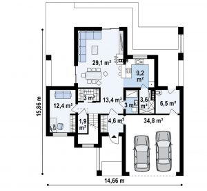 175+ Foto Projetos de casas de blocos de concreto de espuma, ou como construir rapidamente um sonho?