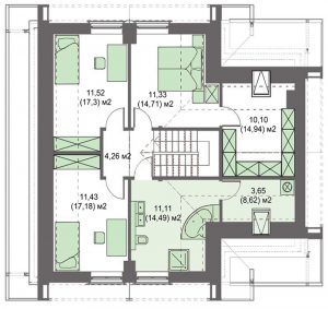 175+ Foto Projetos de casas de blocos de concreto de espuma, ou como construir rapidamente um sonho?