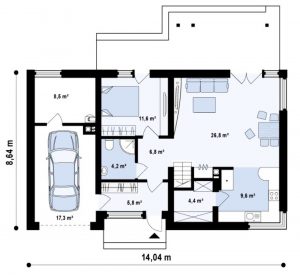 175+ Foto Projetos de casas de blocos de concreto de espuma, ou como construir rapidamente um sonho?