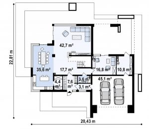 175+ Foto Projetos de casas de blocos de concreto de espuma, ou como construir rapidamente um sonho?