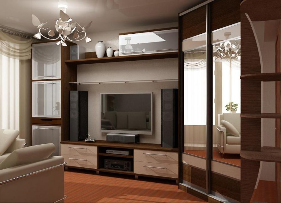 Permitirá aumentar visualmente o espaço do apartamento,
