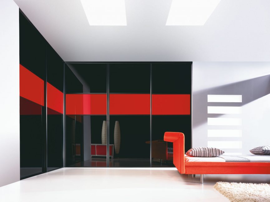 Cor vermelha para um interior arrojado