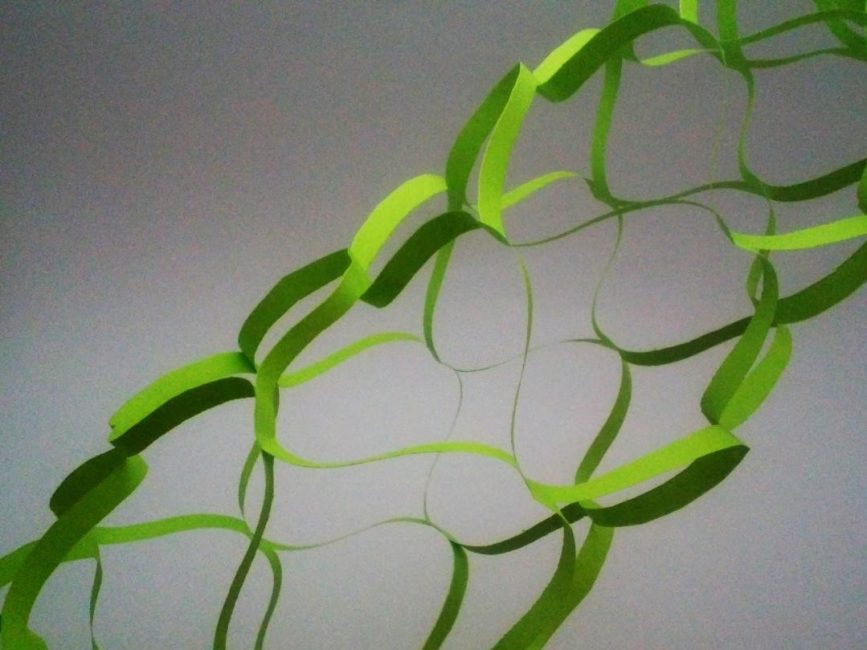 Guirlanda de papel pronta
