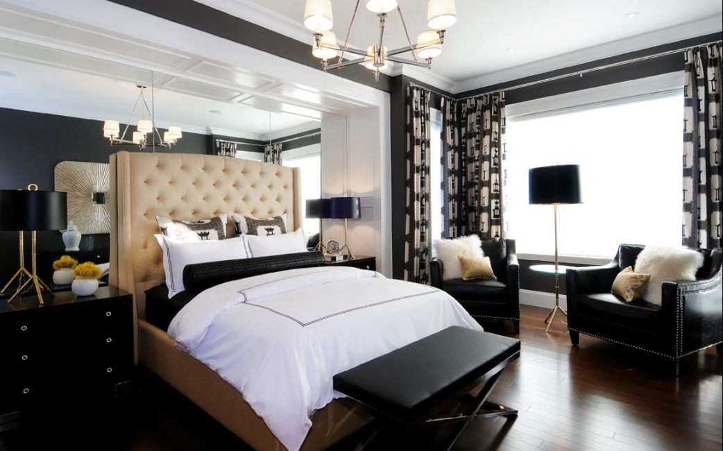 Interior luxuoso em estilo moderno