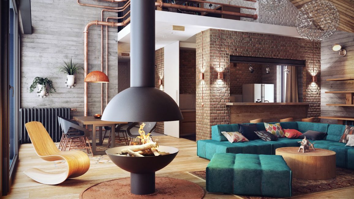 Concentre-se em janelas, móveis e decoração.