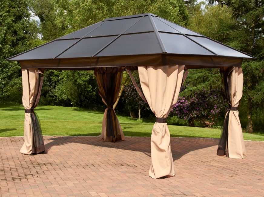 Toldo de lona para pergola