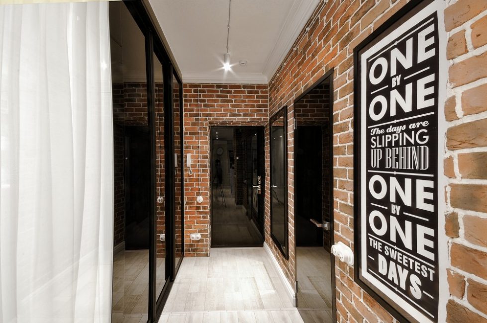 Corredor de estilo loft