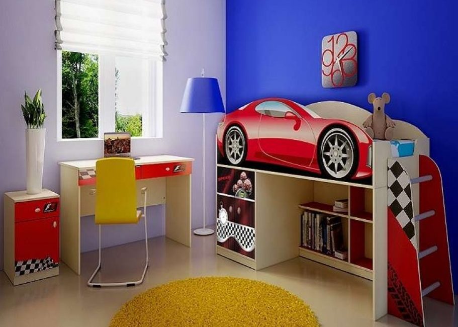 Modelos populares para meninos na forma de carros