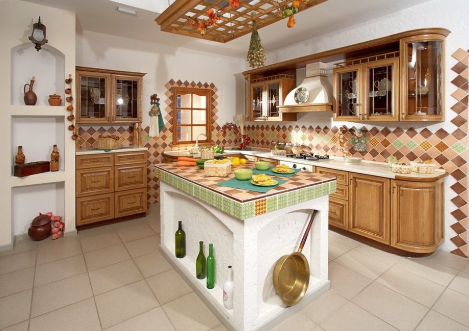 Os pratos também podem servir como decoração.