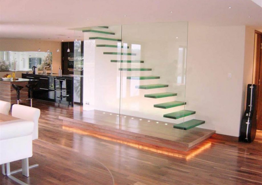 Design de console de vidro impressionante