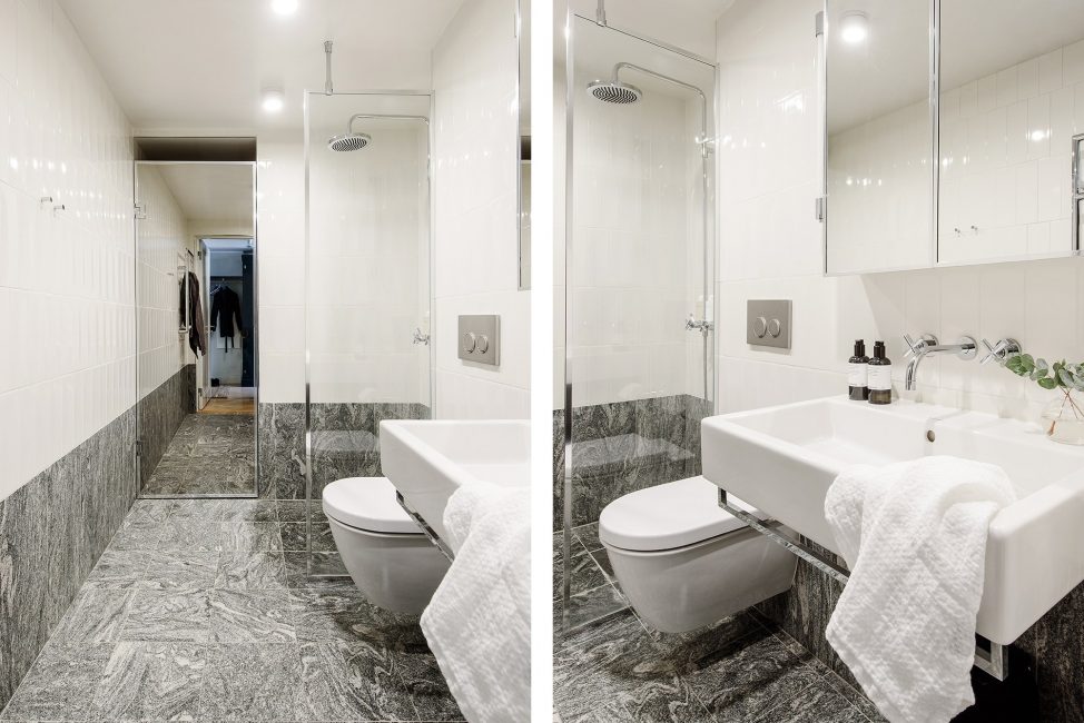 Na casa de banho é melhor instalar um chuveiro