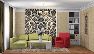 Layout de apartamentos de 2 (dois quartos): 215+ Fotos das formas aprimoradas de reencarnação do Design