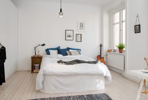 Quarto de design em estilo moderno (125 + fotos) - Cortinas brancas / papel de parede / guarda-roupa. Como não exagerar com uma escolha?