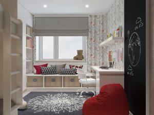 Projetar um quarto de crianças com um sofá macio: como e onde devo colocá-lo?