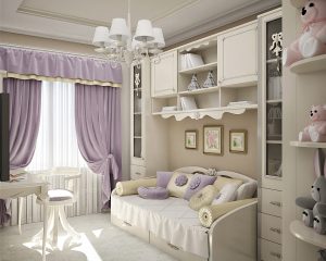 Projetar um quarto de crianças com um sofá macio: como e onde devo colocá-lo?