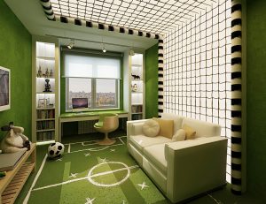Projetar um quarto de crianças com um sofá macio: como e onde devo colocá-lo?