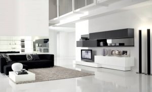 O design da sala de estar na cor da neve branca - criando obras-primas de elite 135+ Fotos de soluções de estilo real no interior