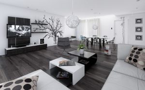 O design da sala de estar na cor da neve branca - criando obras-primas de elite 135+ Fotos de soluções de estilo real no interior