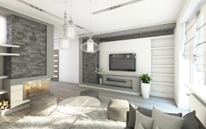 O design da sala de estar na cor da neve branca - criando obras-primas de elite 135+ Fotos de soluções de estilo real no interior