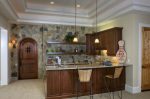 Pedra decorativa na cozinha - 130 opções de design para belos desenhos