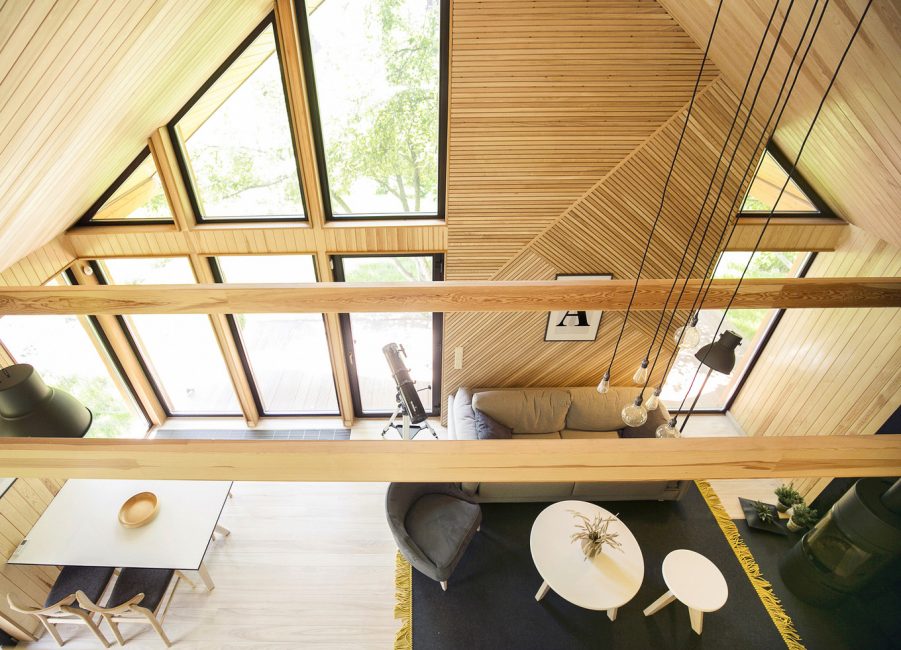 Para uma pequena habitação suburbana