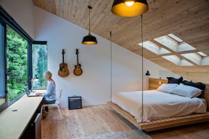 Home design com sótão (170+ fotos) - opções de decoração de interiores de quarto