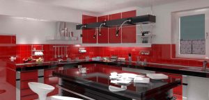 A magia da cor que afeta nossa percepção do interior: Design de uma cozinha vermelha em cores brilhantes (mais de 115 fotos)