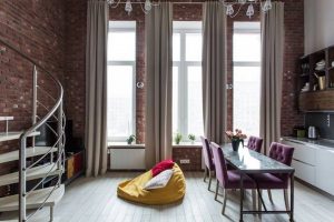 Interior de apartamento em estilo loft: mais de 215 fotos de design com espaço ilimitado para auto-expressão