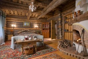 A simbiose do presente e do passado! Fogões originais russos no interior das casas