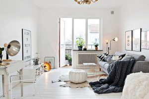 Estilo escandinavo: 240+ Fotos de concisão e contenção no design. O que torna esse estilo no interior disso?