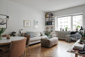 Estilo escandinavo: 240+ Fotos de concisão e contenção no design. O que torna esse estilo no interior disso?