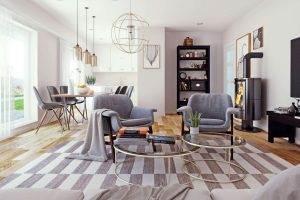 Estilo escandinavo: 240+ Fotos de concisão e contenção no design. O que torna esse estilo no interior disso?