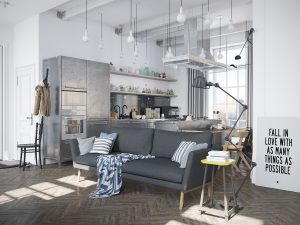 Estilo escandinavo: 240+ Fotos de concisão e contenção no design. O que torna esse estilo no interior disso?
