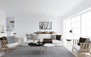 Estilo escandinavo: 240+ Fotos de concisão e contenção no design. O que torna esse estilo no interior disso?