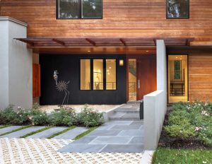 Passarelas no país de telhas de pavimentação - Design de um belo pátio (120+ fotos)