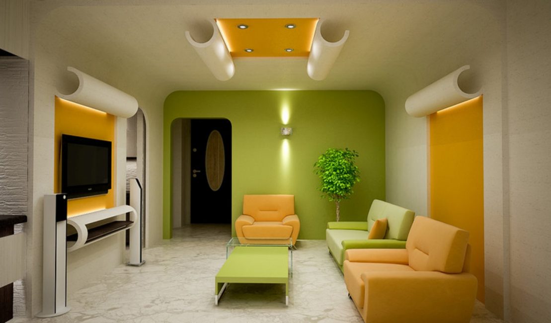 Suculento amarelo com verde brilhante - um tandem que infecta com energia