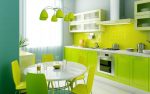 Frescura e segurança do Verde na decoração: 130+ Fotos da cozinha verde no interior. O que dá essa cor natural?