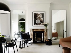 Design por trás do espelho - pequenos e grandes espelhos no interior do apartamento (290+ fotos)