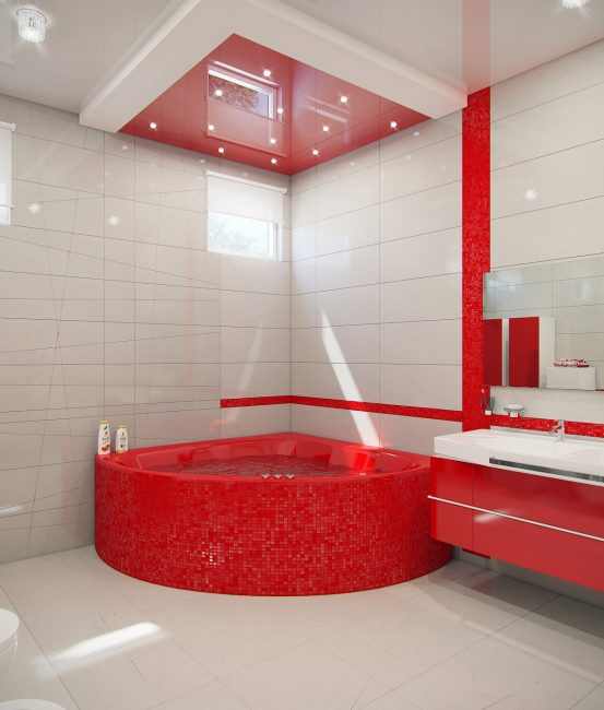 Dueto vermelho e branco