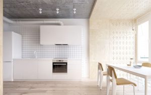 Azulejo branco - Criando um design espetacular. 300+ (foto) Acabamentos interiores