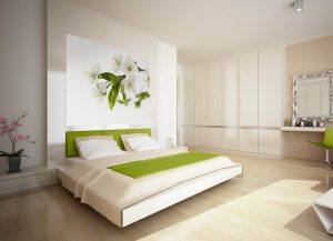 Foto papel de parede no interior do quarto: 205+ (Foto) Belas ideias para criar conforto