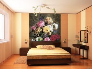 Foto papel de parede no interior do quarto: 205+ (Foto) Belas ideias para criar conforto