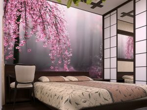 Foto papel de parede no interior do quarto: 205+ (Foto) Belas ideias para criar conforto