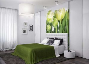 Foto papel de parede no interior do quarto: 205+ (Foto) Belas ideias para criar conforto