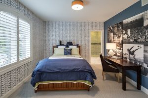 Foto papel de parede no interior do quarto: 205+ (Foto) Belas ideias para criar conforto