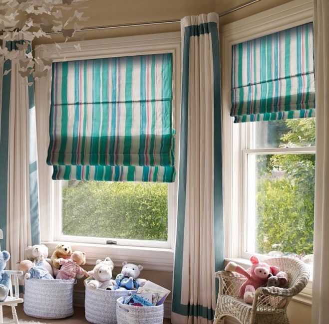 Cortinas romanas se encaixam em qualquer interior