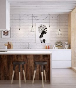 Como pendurar as fotos certas no interior da cozinha - 205+ (Foto) Idéias elegantes e bonitas