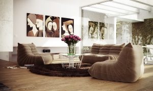 Cor marrom no interior: 260+ (foto) design de chocolate. Combinações de cores interessantes e originais