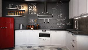 Cozinhas urbanas chiques em estilo loft - 255+ (Foto) Atmosfera industrial
